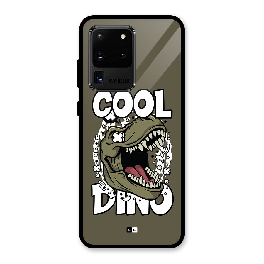 Cool Dino Glass Back Case for Galaxy S20 Ultra