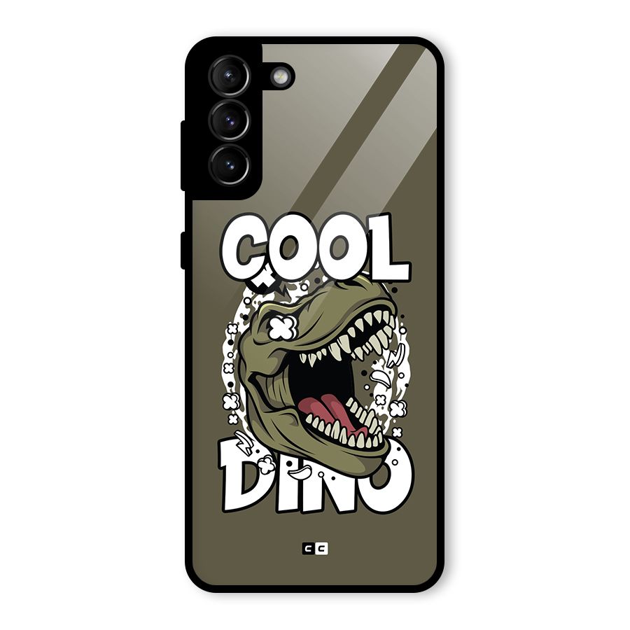 Cool Dino Glass Back Case for Galaxy S21 Plus