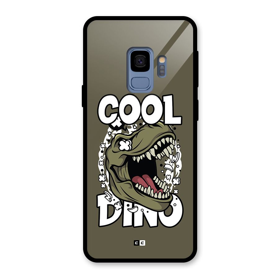 Cool Dino Glass Back Case for Galaxy S9