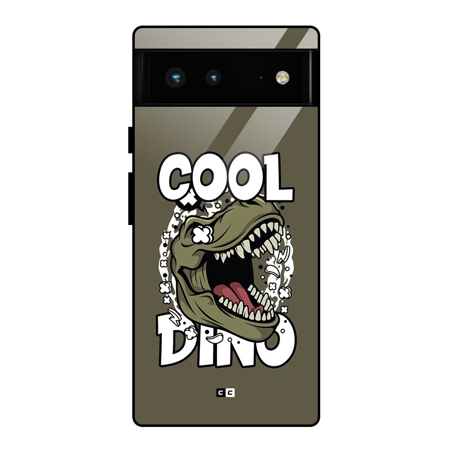 Cool Dino Glass Back Case for Google Pixel 6