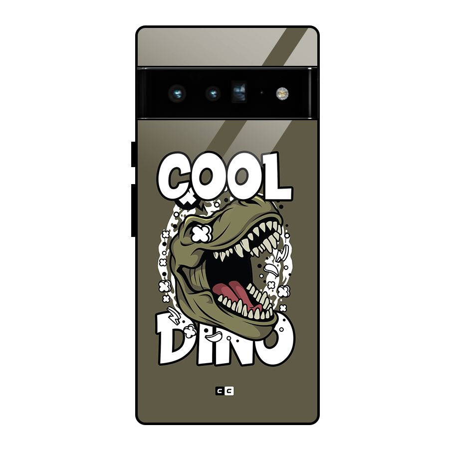 Cool Dino Glass Back Case for Google Pixel 6 Pro