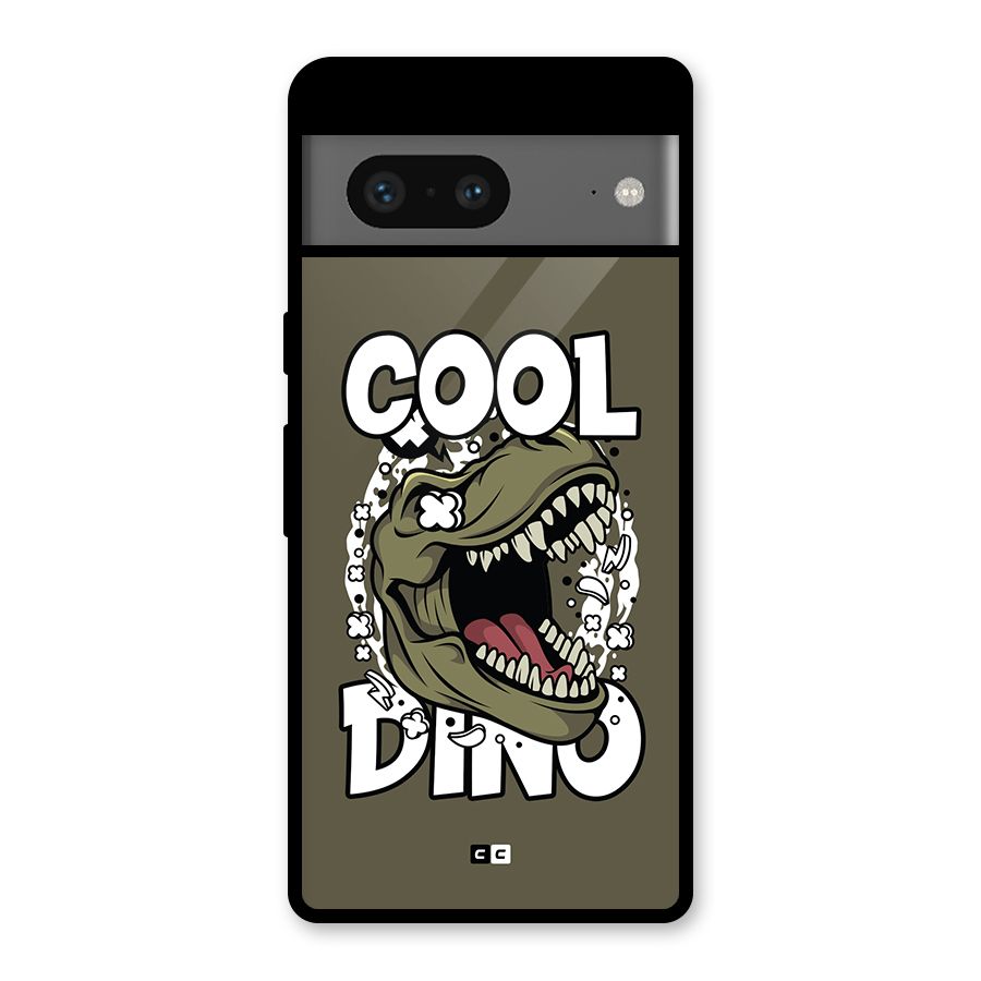 Cool Dino Glass Back Case for Google Pixel 7
