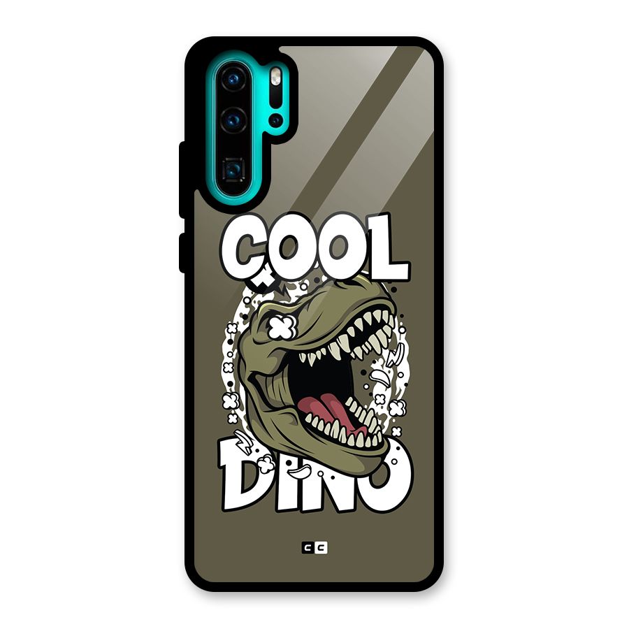 Cool Dino Glass Back Case for Huawei P30 Pro