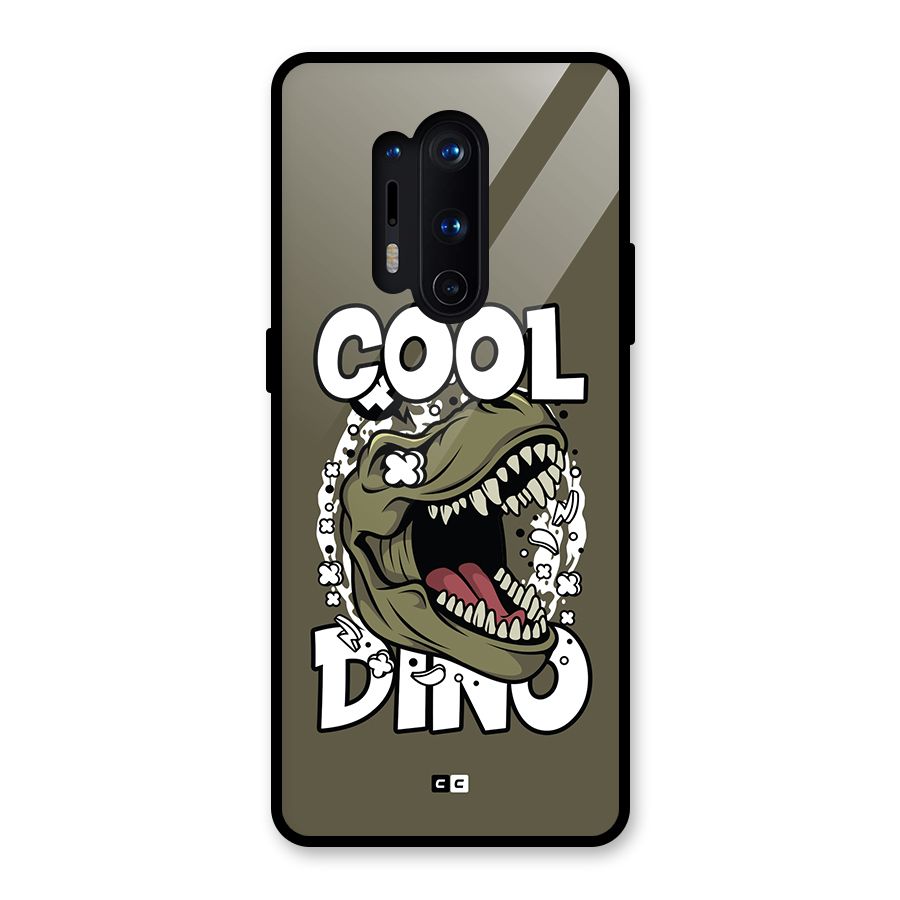 Cool Dino Glass Back Case for OnePlus 8 Pro