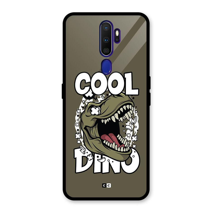 Cool Dino Glass Back Case for Oppo A9 (2020)