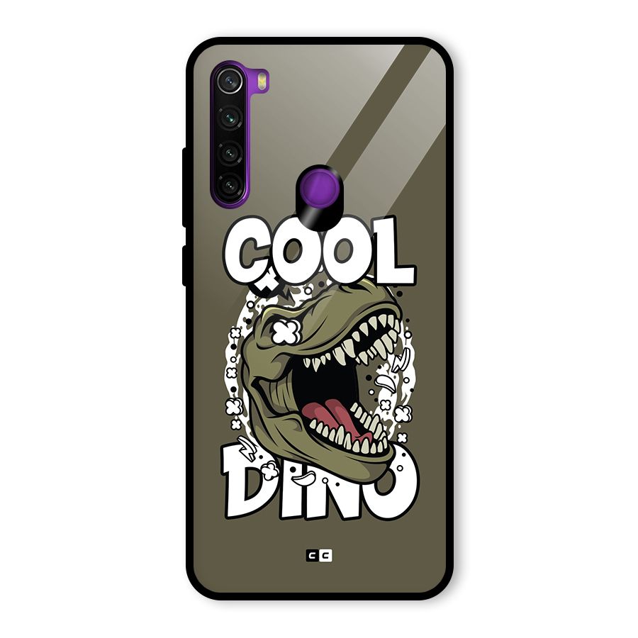 Cool Dino Glass Back Case for Redmi Note 8