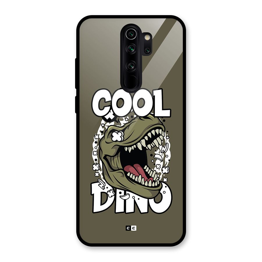 Cool Dino Glass Back Case for Redmi Note 8 Pro