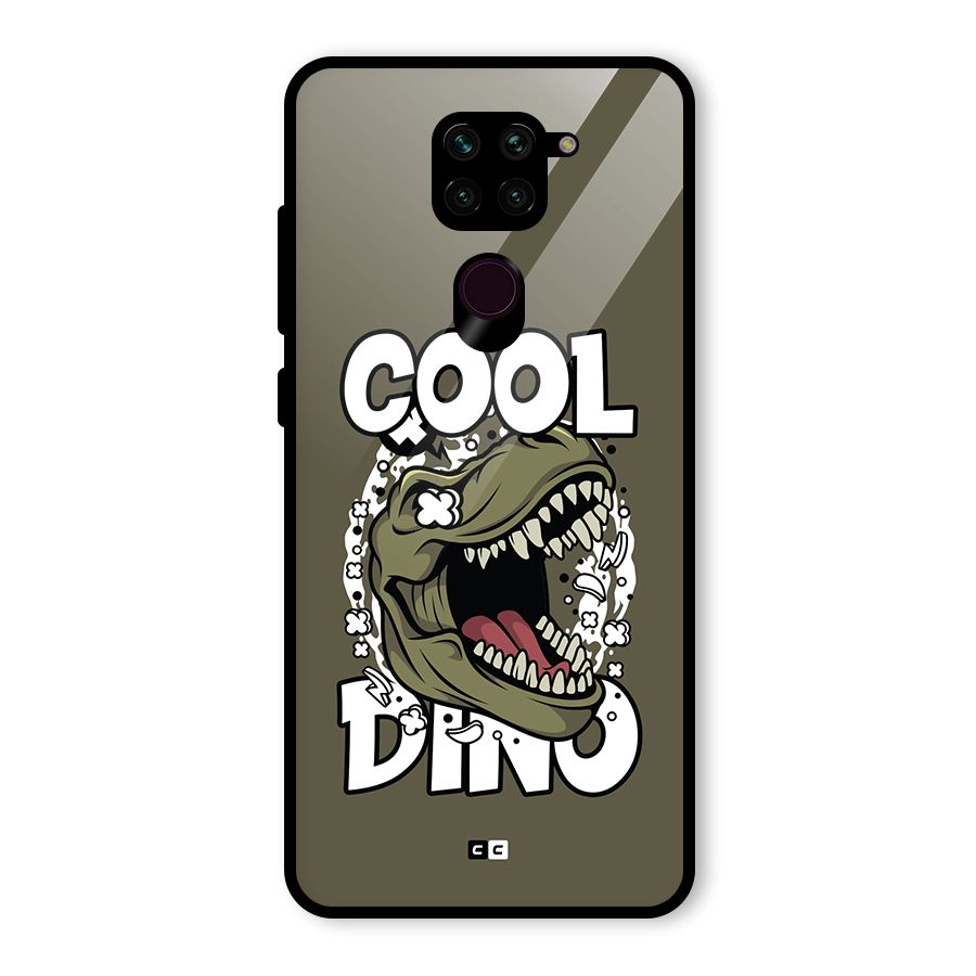 Cool Dino Glass Back Case for Redmi Note 9