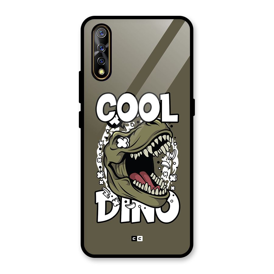 Cool Dino Glass Back Case for Vivo S1