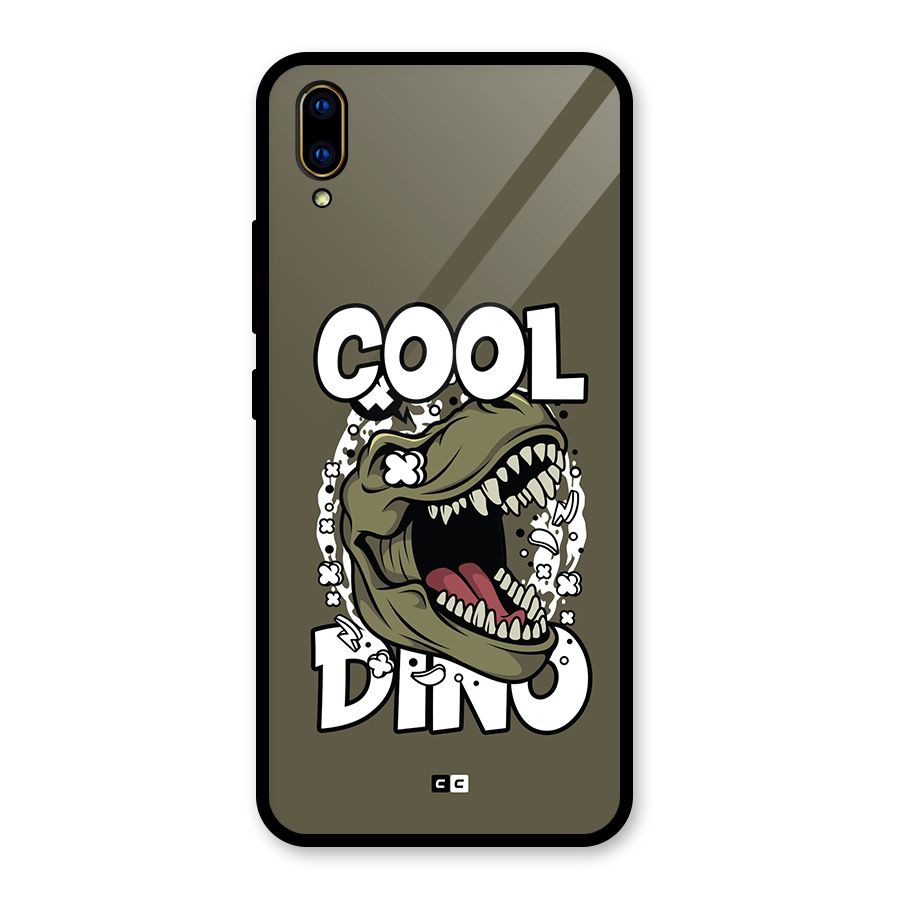 Cool Dino Glass Back Case for Vivo V11 Pro
