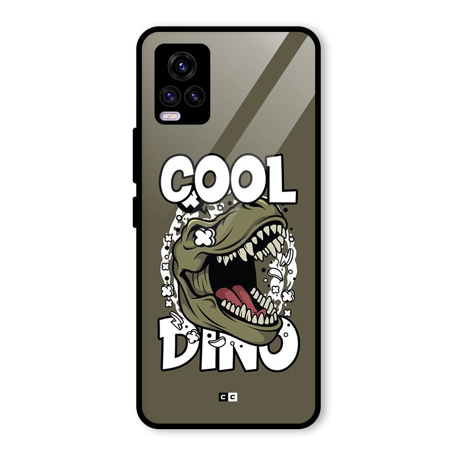 Cool Dino Glass Back Case for Vivo V20