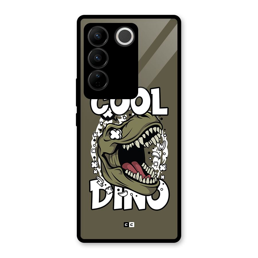 Cool Dino Glass Back Case for Vivo V27