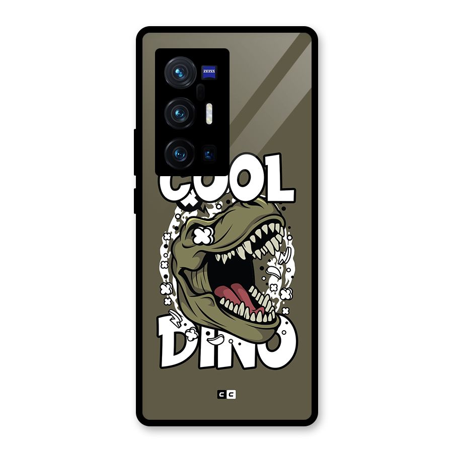 Cool Dino Glass Back Case for Vivo X70 Pro Plus