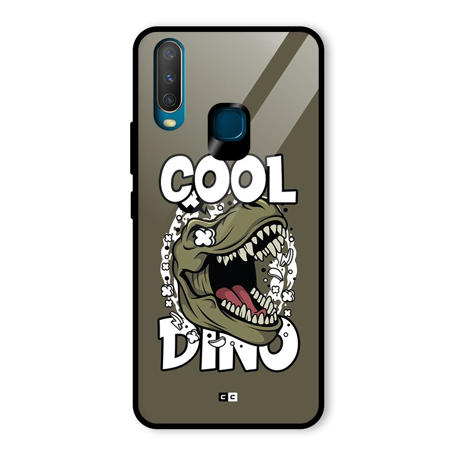 Cool Dino Glass Back Case for Vivo Y15
