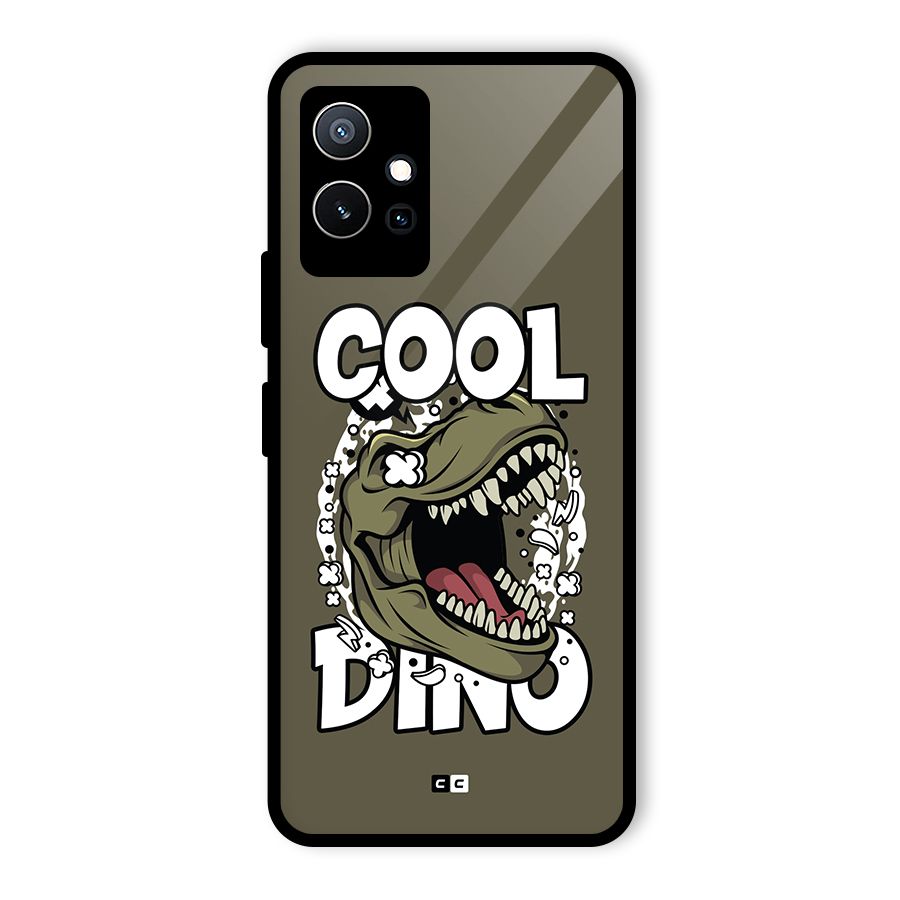 Cool Dino Glass Back Case for Vivo Y75 5G