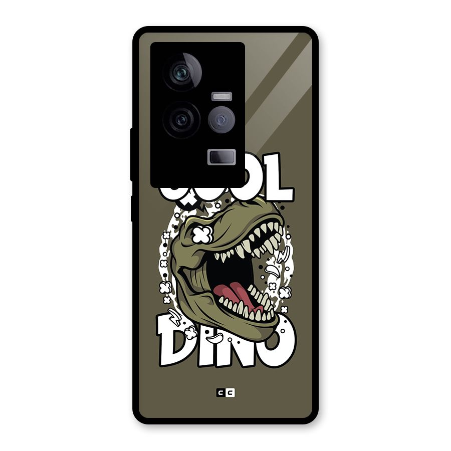 Cool Dino Glass Back Case for Vivo iQOO 11 5G