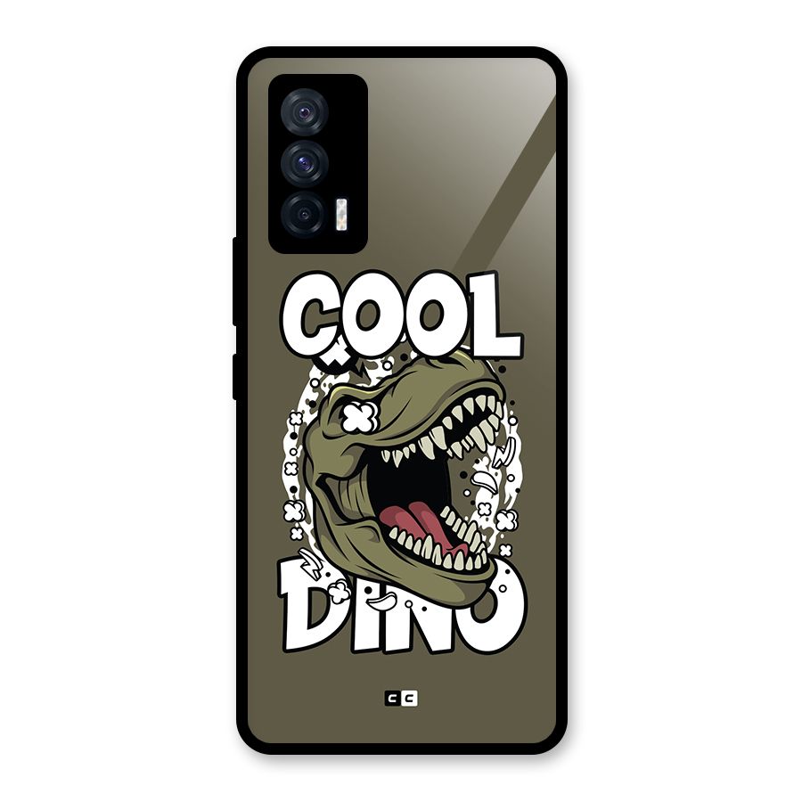 Cool Dino Glass Back Case for Vivo iQOO 7 5G