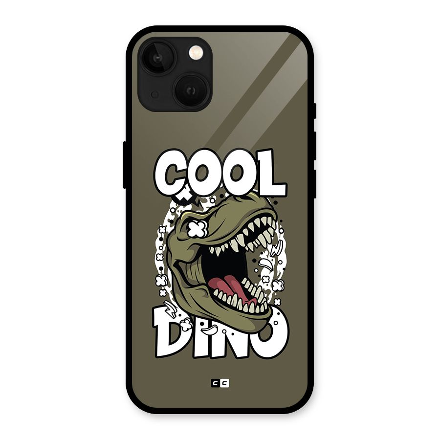 Cool Dino Glass Back Case for iPhone 13