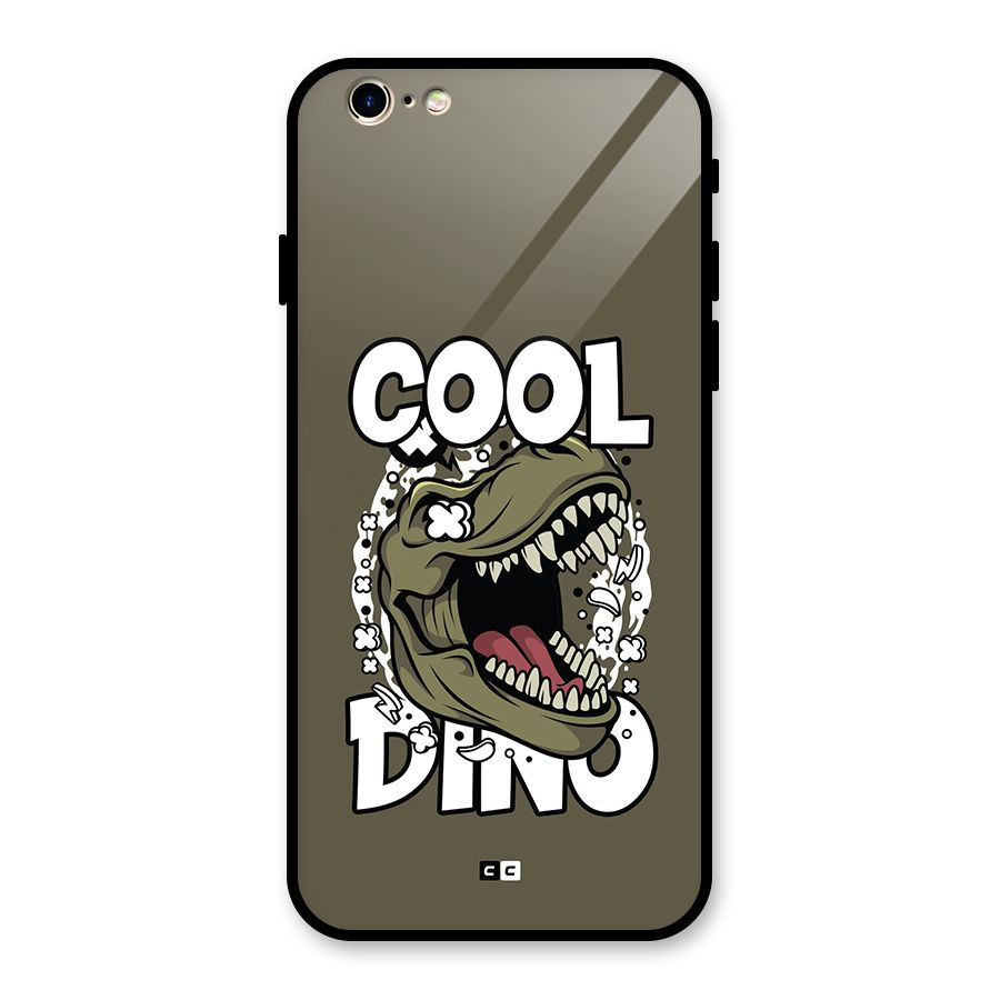 Cool Dino Glass Back Case for iPhone 6 6S