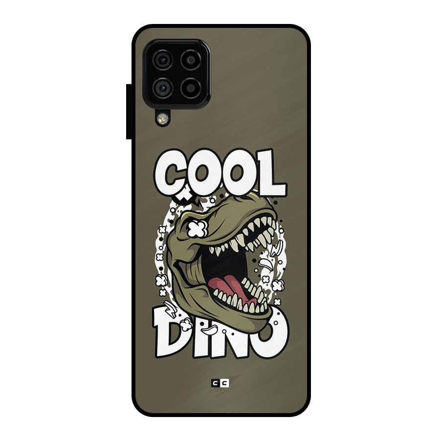 Cool Dino Metal Back Case for Galaxy A22 4G
