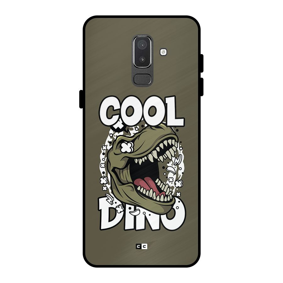 Cool Dino Metal Back Case for Galaxy On8 (2018)