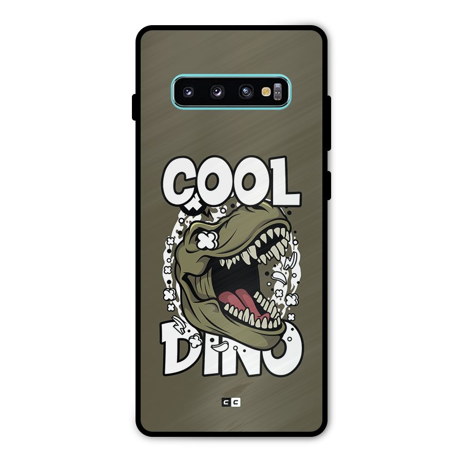 Cool Dino Metal Back Case for Galaxy S10 Plus