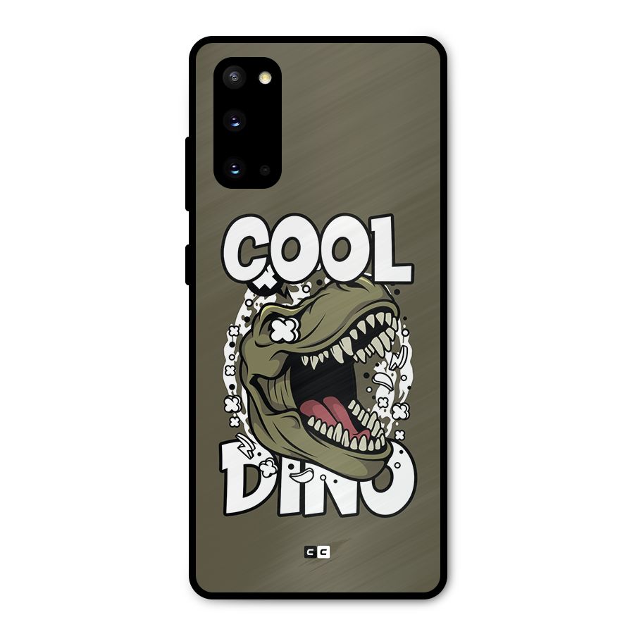 Cool Dino Metal Back Case for Galaxy S20
