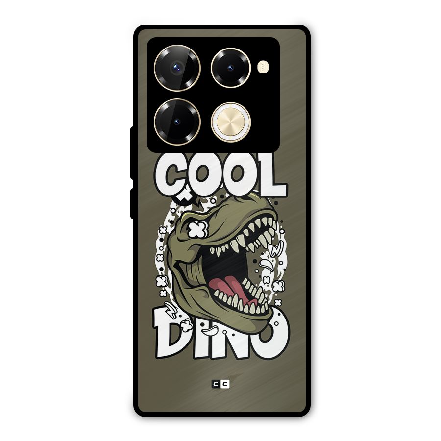 Cool Dino Metal Back Case for Infinix Note 40 Pro Plus