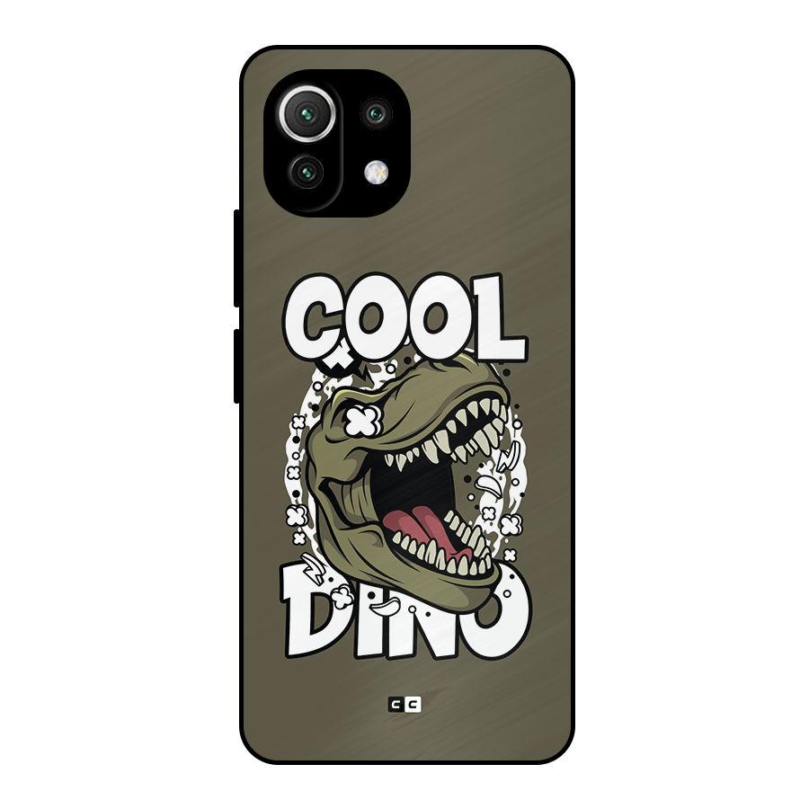 Cool Dino Metal Back Case for Mi 11 Lite