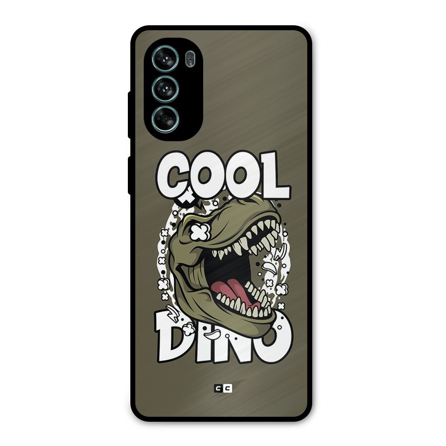 Cool Dino Metal Back Case for Moto G62