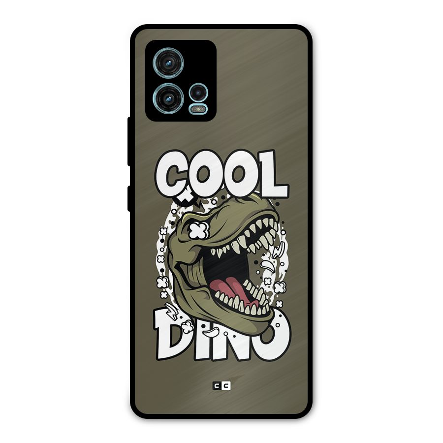 Cool Dino Metal Back Case for Moto G72