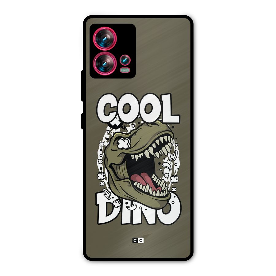 Cool Dino Metal Back Case for Motorola Edge 30 Fusion