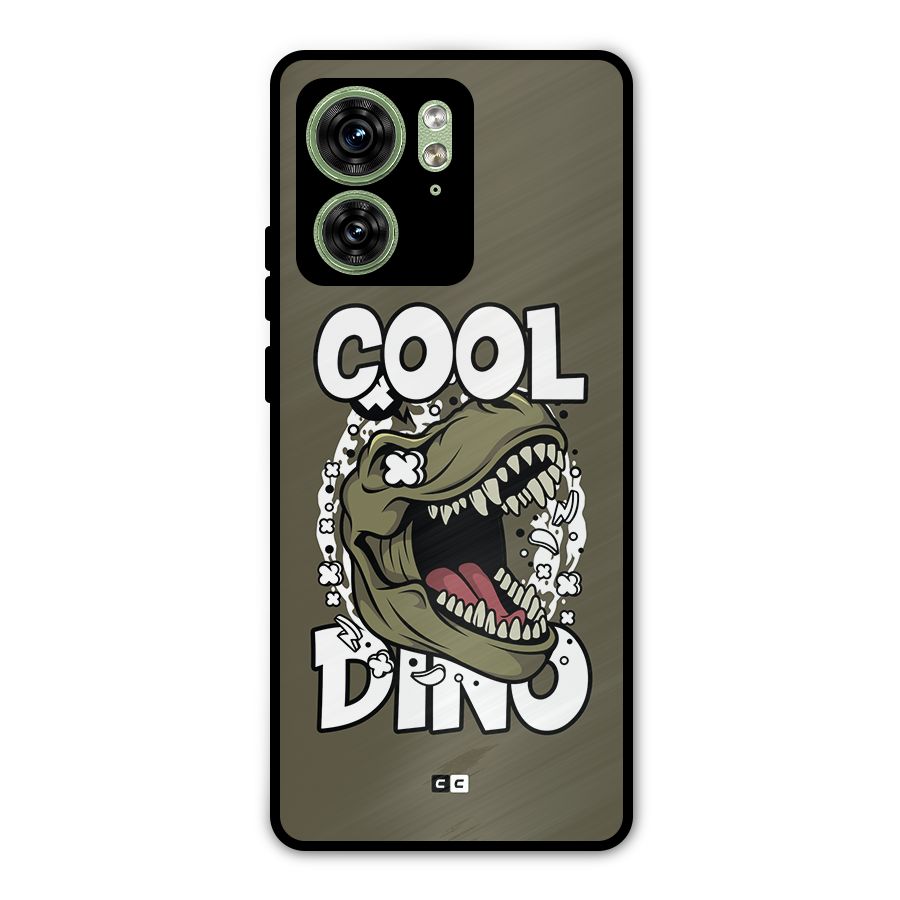 Cool Dino Metal Back Case for Motorola Edge 40 5G