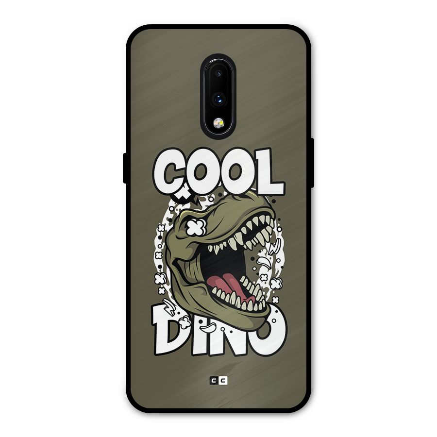 Cool Dino Metal Back Case for OnePlus 7