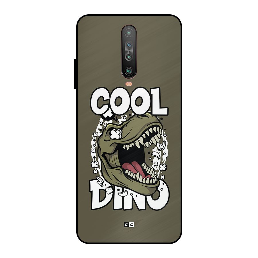 Cool Dino Metal Back Case for Poco X2