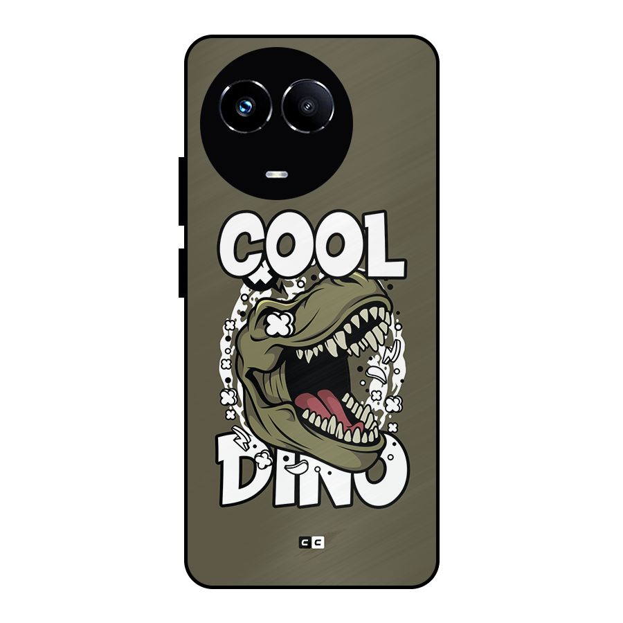 Cool Dino Metal Back Case for Realme 11X