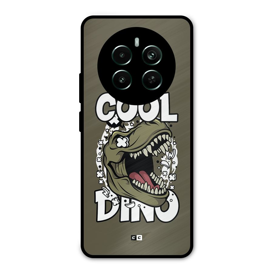 Cool Dino Metal Back Case for Realme 12 Plus
