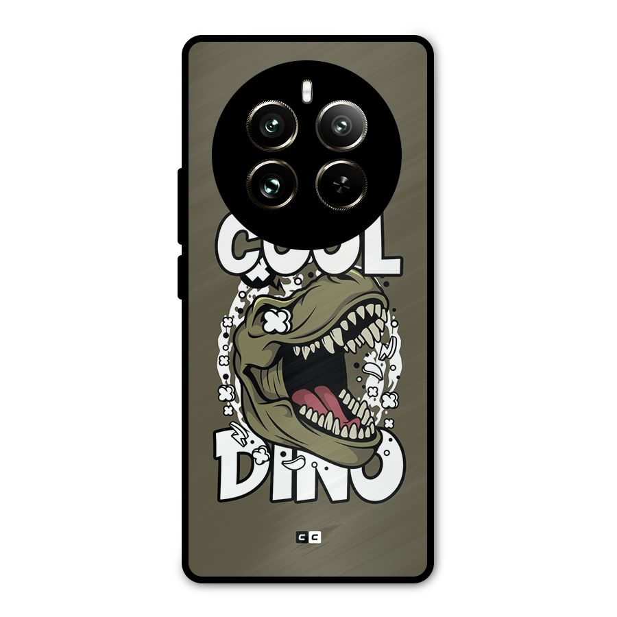 Cool Dino Metal Back Case for Realme 12 Pro