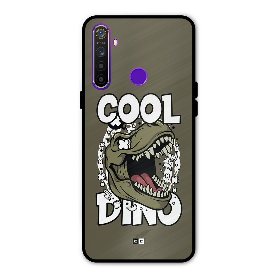 Cool Dino Metal Back Case for Realme 5