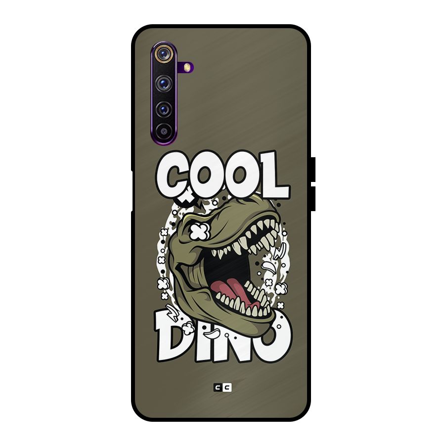 Cool Dino Metal Back Case for Realme 6 Pro