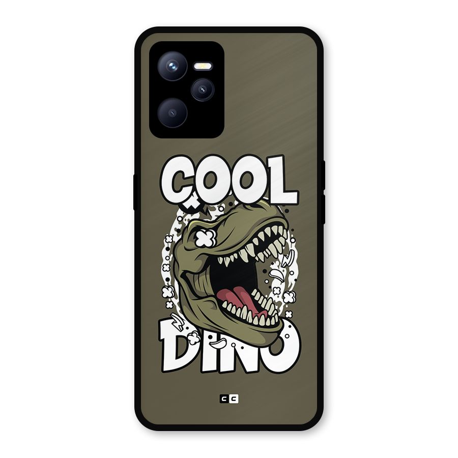 Cool Dino Metal Back Case for Realme C35