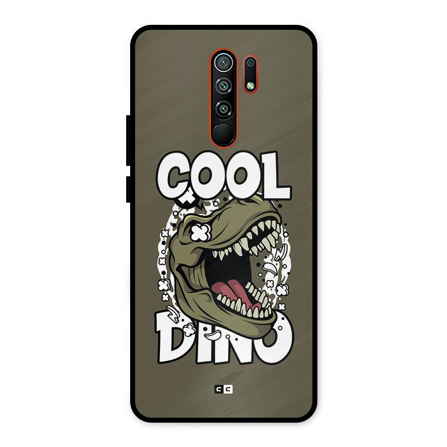 Cool Dino Metal Back Case for Redmi 9 Prime
