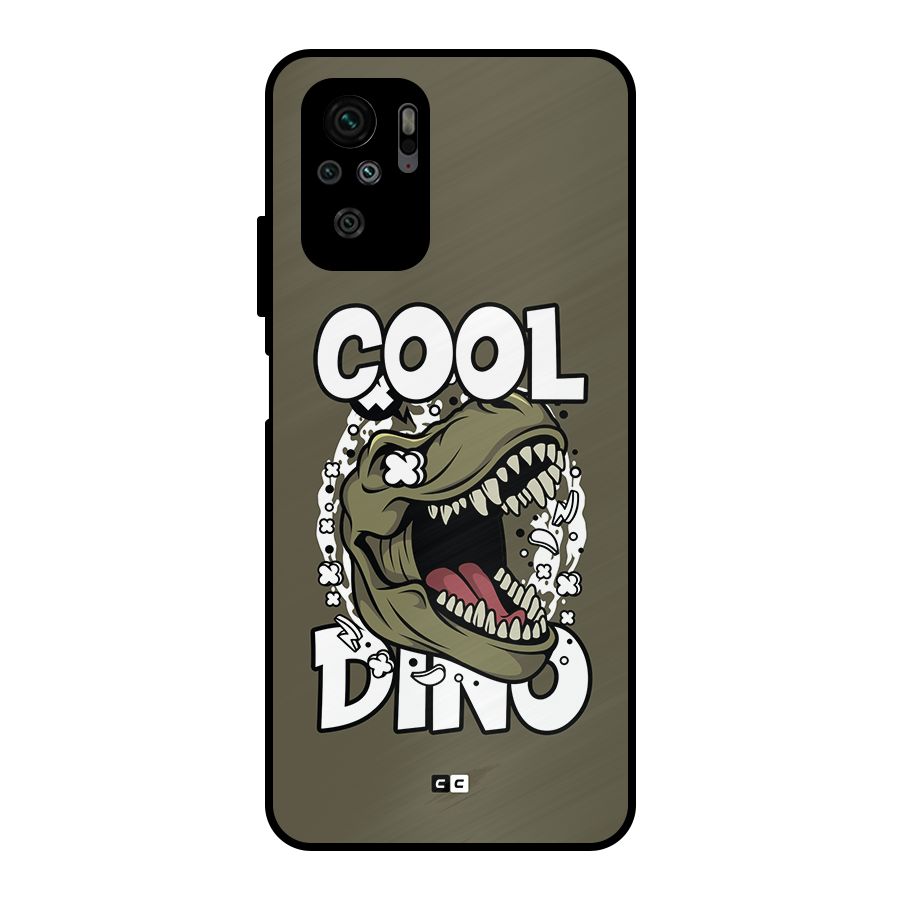 Cool Dino Metal Back Case for Redmi Note 10S