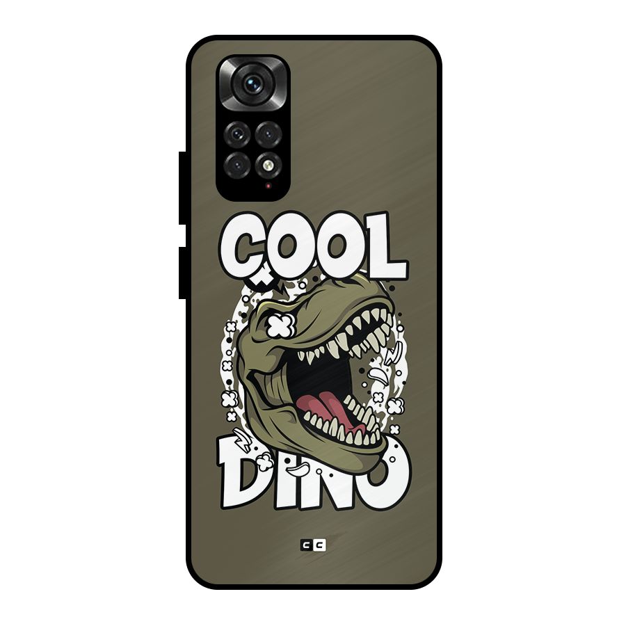 Cool Dino Metal Back Case for Redmi Note 11 Pro
