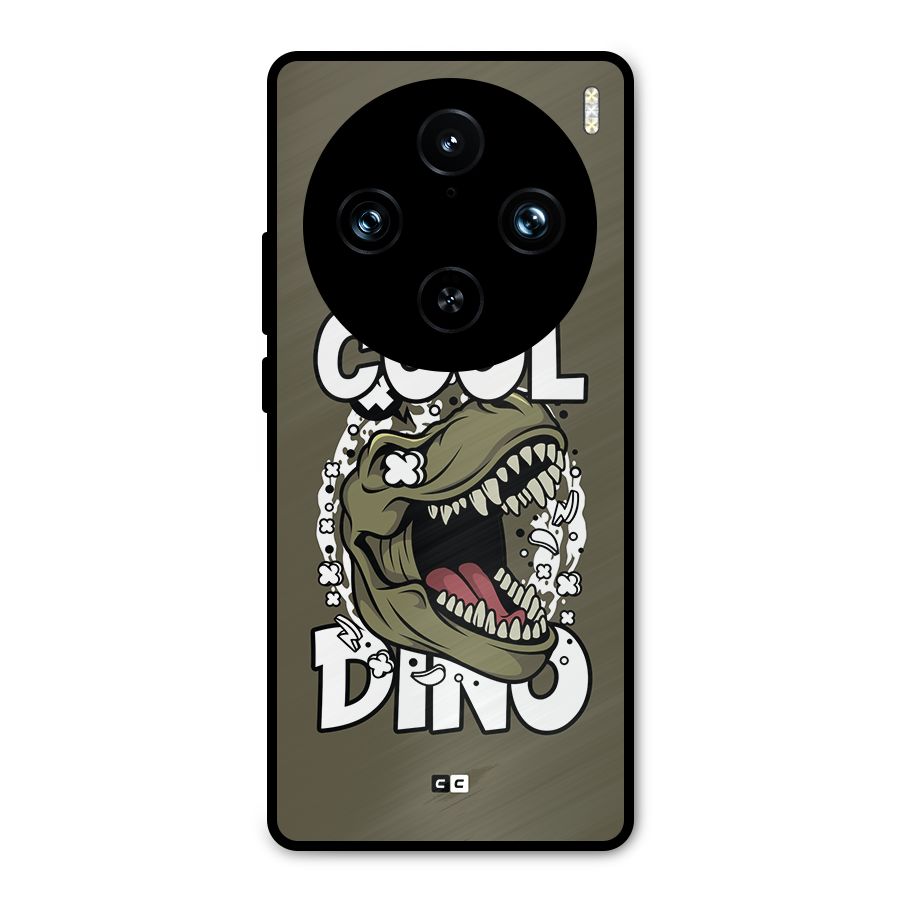 Cool Dino Metal Back Case for Vivo X100 Pro