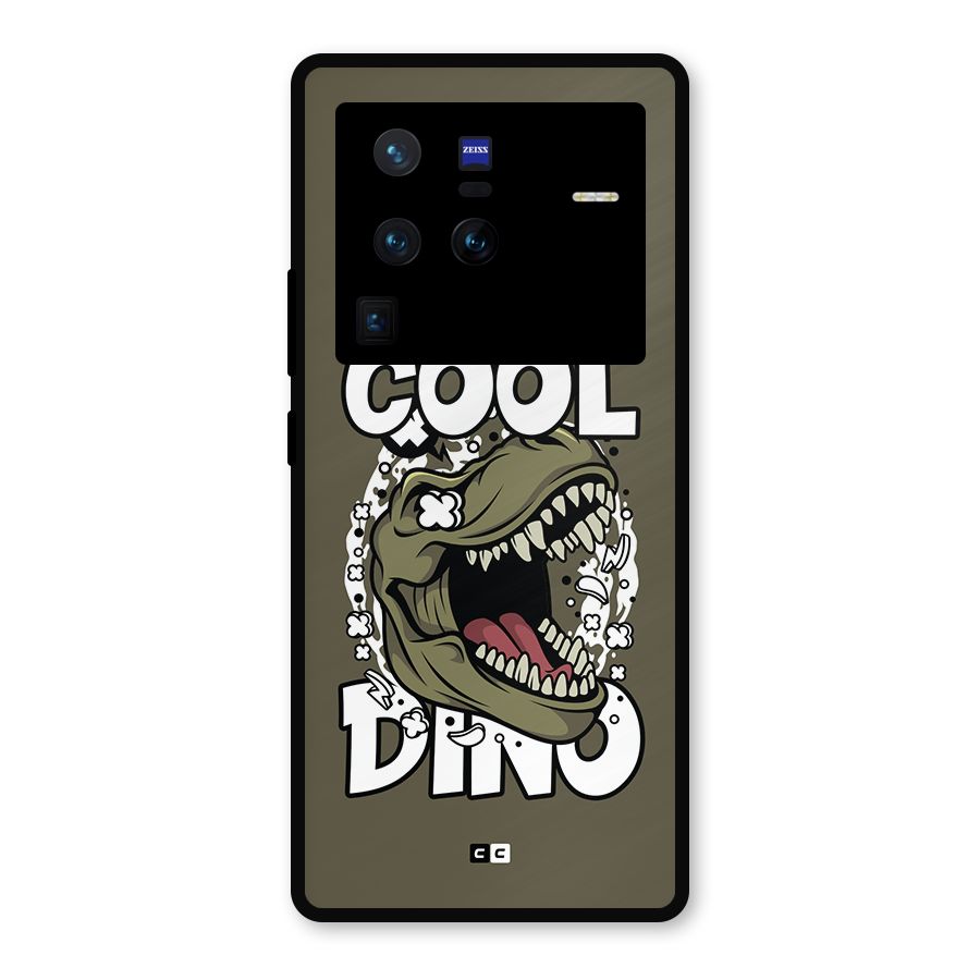 Cool Dino Metal Back Case for Vivo X80 Pro