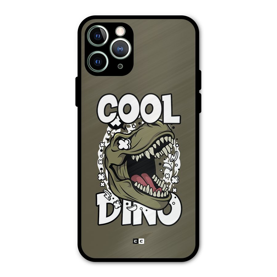 Cool Dino Metal Back Case for iPhone 11 Pro Max