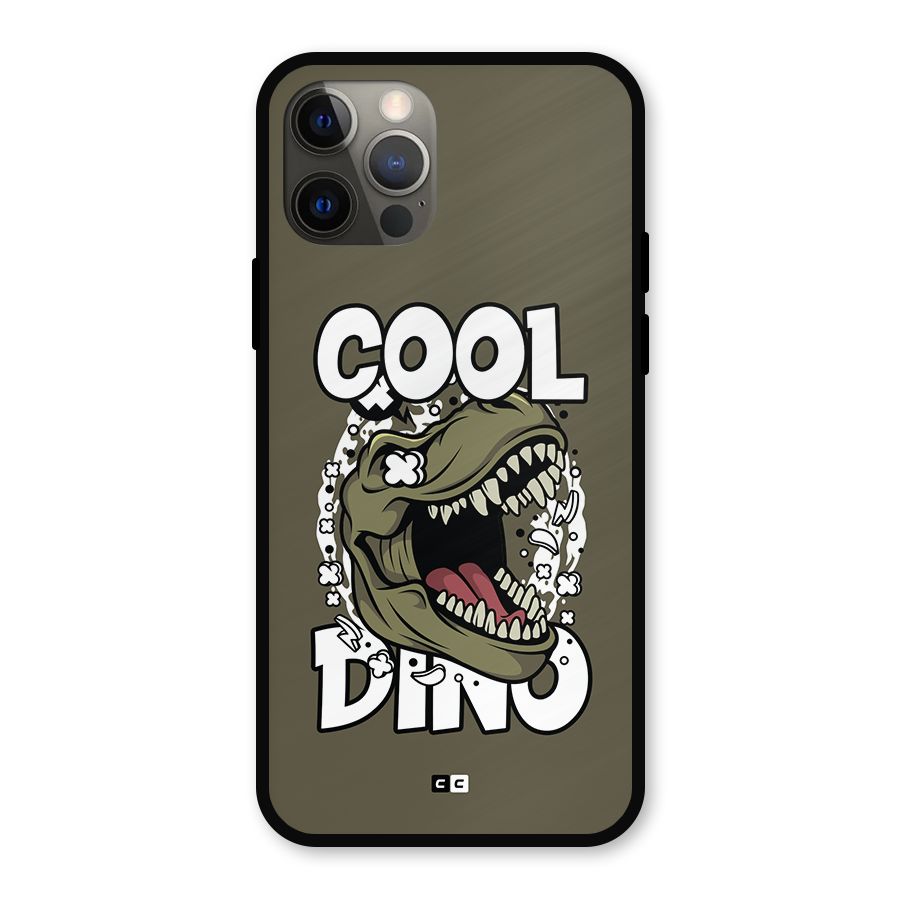 Cool Dino Metal Back Case for iPhone 12 Pro