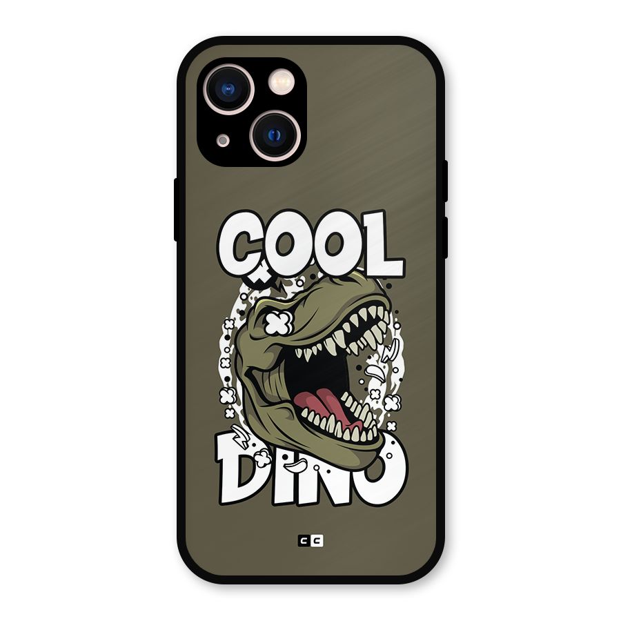 Cool Dino Metal Back Case for iPhone 13