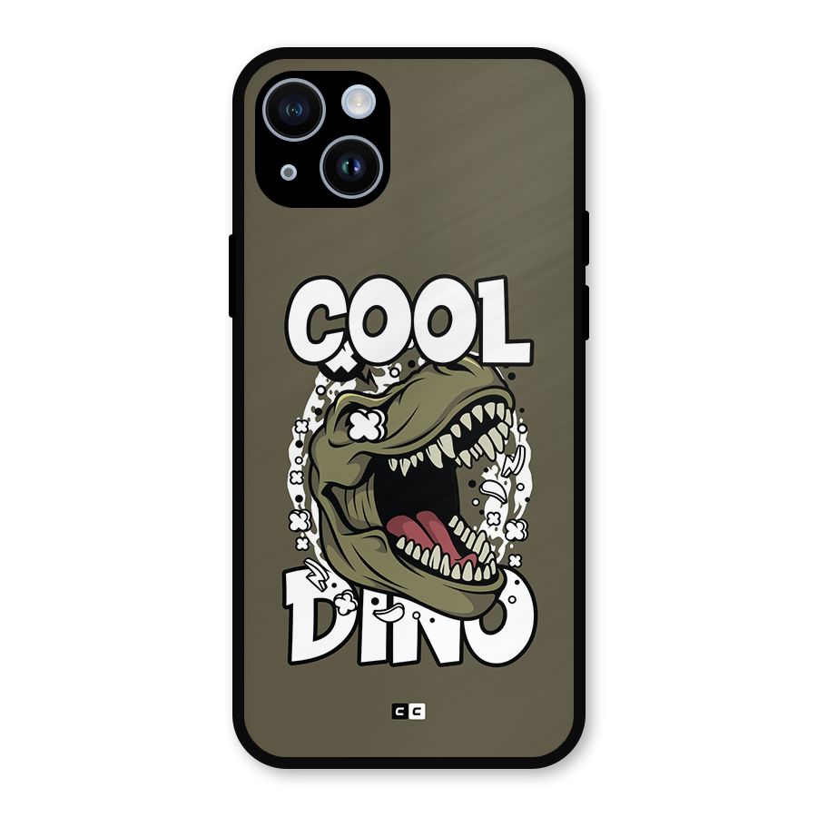 Cool Dino Metal Back Case for iPhone 14